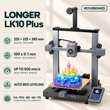 LONGER LK10 FDM 3D Printer Auto Leveling Up to 500mm/s Direct Drive🔥Used-C picture