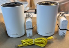 TP-Link Deco XE75 Pro AXE5400 WiFi 6E Tri-Band Mesh System 2-Pack 2.5G Port EXC picture