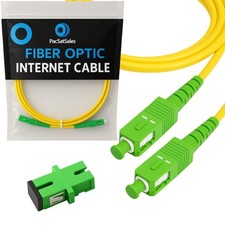 - Fiber Optic Internet Cable - 30ft / 10M SC/APC to SC/APC Single Mode Fiber ... picture