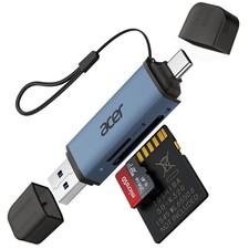 SD Card Reader USB C, Dual Slots USB Type C to Micro SD Card Adapter picture