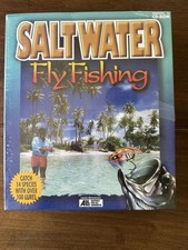 Saltwater Fly Fishing Vintage FACTORY SEALED BIG BOX PC Computer Game - NEW picture