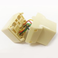 5pcs Telephone Cable RJ11 6P4C Splitter Connector Adapter 6P4C picture