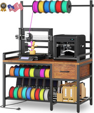 3D Printer Stand with Filament Storage Heavy Duty Metal 3D Printer Table NEW picture