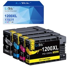 LxTek Compatible Ink Cartridge Replacement for Canon 1200XL PGI-1200 PGI1200X... picture