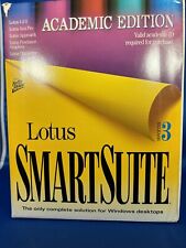 VINTAGE 1994 Lotus SmartSuite Rel. 3 Win 3.1 SEALED 3.5