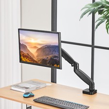 Monitor Mount Single/Dual Adjustable Gas Spring Desk Stand 15-27