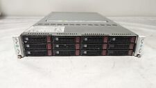 Supermicro 2U CSE-827B 4x Node X10DRT-B+ 8x E5-2680 v4 1TB Ram 12x Trays picture
