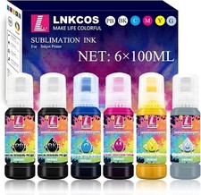 600ML Sublimation Ink for Epson ET-8500 ET-8550 Wide-Format Supertank Printer... picture