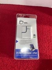 SIIG 2A USB Power Adapter 2-Port 5V DC 2 A For USB Device AC-PW0912-S1 picture