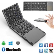 Foldable Bluetooth Keyboard Touchpad 90 Days Battery picture