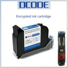 Encrypted Ink Cartridges 12.7mm Nozzle High Adhesion Original Ink Black Fast Dry picture