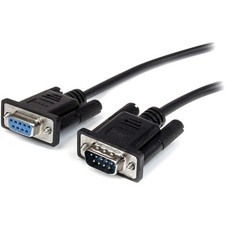 3.3ft DB9 Serial Extension Cable Male to Female RS232 Adapter Black 1m picture
