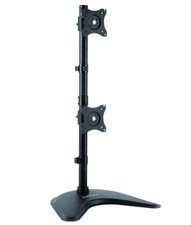 StarTech ARMBARDUOV Dual Vertical Monitor Stand Monitors 13”-27” Adjustable picture