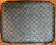 Pre-owned Louis Vuitton Damier Graphite Laptop Sleeve picture
