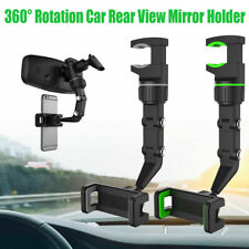 Universal 360° Rotation Adjustable Cell Phone Holder Car Rearview Mirror Mount picture