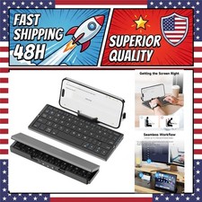 SIKAI CASE Foldable Bluetooth Keyboard with Magnetic Stand, Aluminum Alloy Mini picture