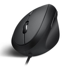 PERIMICE519 Wired Ergonomic Vertical Mouse 105x67x58mm Right Handed Black picture