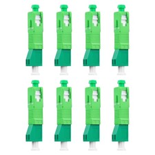 8 PCS Single Mode 9/125um SC/APC Male To LC/APC Female Hybrid Fiber Adapter picture