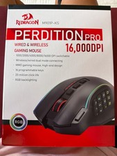 Red Dragon Perdition Pro 16000 DPI Wired And Wireless Gaming Mouse Model... picture