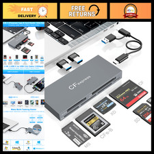 8-in-1 CFexpress Type B Card Reader Hub, 10Gbps USB3.2, Reads 6 Cards + 2 USBs picture