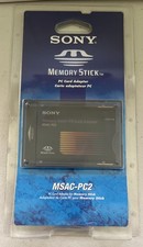 Sony Memory Stick PC Card ADAPTOR- MSAC-PC2- New- Made in Japan picture