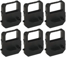Replacement Ribbon for Lathem Electronic Time Clocks, Black Ink (6 Pack) picture
