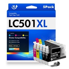 LC501XL Ink Cartridges for Brother MFC-J1360DW MFC-J1260DW MFC-J1410DW LC501 XL picture