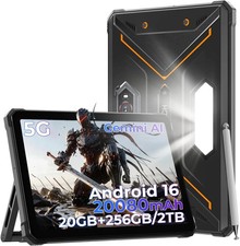 HOTWAV R9 PRO MAX 5G 20080mAh Rugged Tablet with Brackert and Stylus | 20GB+256G picture