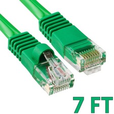 7 FT Ethernet CAT5e Cable RJ45 Internet Router Cat5e Patch Cord Network Wire picture