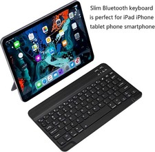 Ultra-Slim Bluetooth Keyboard Portable Mini Wireless Keyboard Rechargeable fo... picture