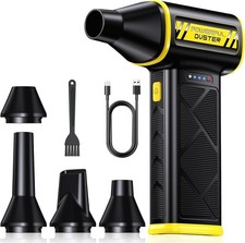 Compressed Air Duster, 110000RPM Ultra-Powerful Electric Air Duster, 3-Speed  picture