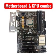 B85-A R2.0 ATX Motherboard + Intel Core i7 4th Gen CPU Combo LGA 1150 IO picture