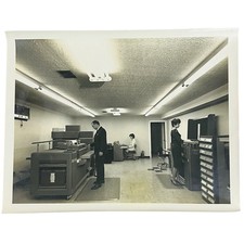 Vtg IBM CPC Accounting Machine Early Computer Photo Lexington Ky B & W 8