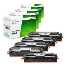 5 Pack TCT Premium 218A BCYM for Compatible HP LaserJet Pro 3201 Toner WITH picture