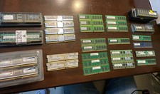 Lot of 40 Pieces Desktop And Server RAM Memory Modules Mixed - 3 Pounds picture
