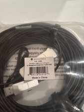 Monoprice SlimRun USB 3.0 Fiber Optic Extension Cable 30M 98ft A Male to Female picture