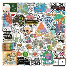 Natural Sciences Stickers 105 Pack, Physics, Chemistry, picture