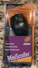 Belkin MiniScroller Child’s Optical Mouse F8E841- BLK USB & PS/2 New Sealed picture
