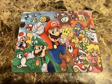 Super Mario Brother's Computer / Laptop Mouse Pad Yoshi Princess Peach Star picture