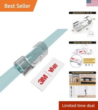 Multi-Purpose Clear Cable Clips with Strong Adhesive – 40 Pack for All Cables picture