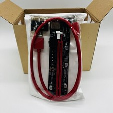 6 Pack PCI-E 1x to 16x Powered USB 3.0 GPU Riser Extender Adapter VER 009S Pro Y picture