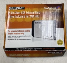 StarTech SAT2510U2 Silver 2.5-in USB 2.0 External SATA Hard Drive Enclosure picture