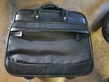 Travelwell Rolling Computer Brief Lightweight Padded Black Durable  picture