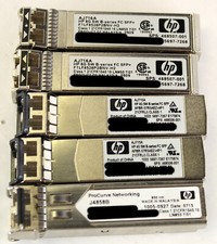 Lot of 5 Mixed HP SFP Transceiver Module 1G/4G/8G picture