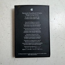 Vintage Apple Macintosh PowerBook G3 Series Black Weight Saving Device picture