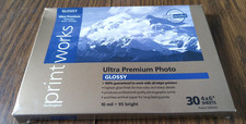 Burligton Printworks Ultra Premium Glossy Photo Paper 30 4x6 Sheets New Sealed picture