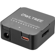 Compact 12V PC Fan Controller - Support for 6 Fans, Adjustable PWM Control picture