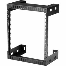 StarTech 2-Post 12U Heavy-Duty Wall-Mount Network Rack, 19