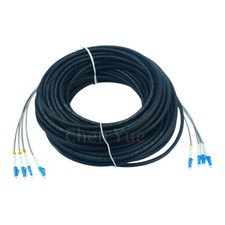 10M Field Outdoor Fiber Cable LC-LC 4 Strand 9/125 SingleMode Fiber Patch Cord picture