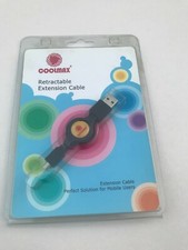 Coolmax Printer Retractable Cable USB A male to USB B Male picture